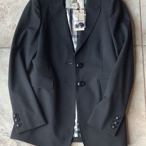 Burberry black suit jacket 8. New